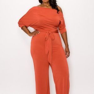 Rust Jumpsuit